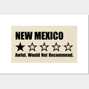 New Mexico One Star Review Posters and Art